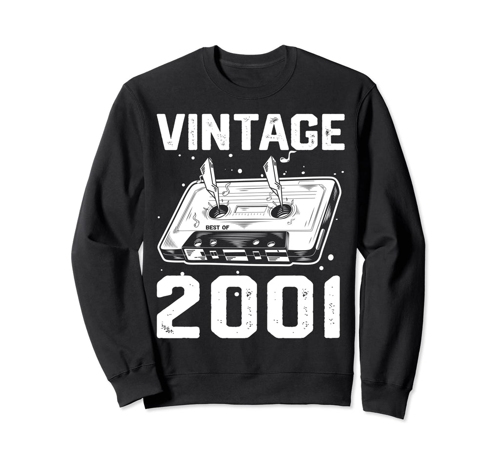 Birthday Best 2001 Bday 2001 Sweatshirt - Fun Novelty Design for Adults - T-Shirt, Sweatshirt, Hoodie