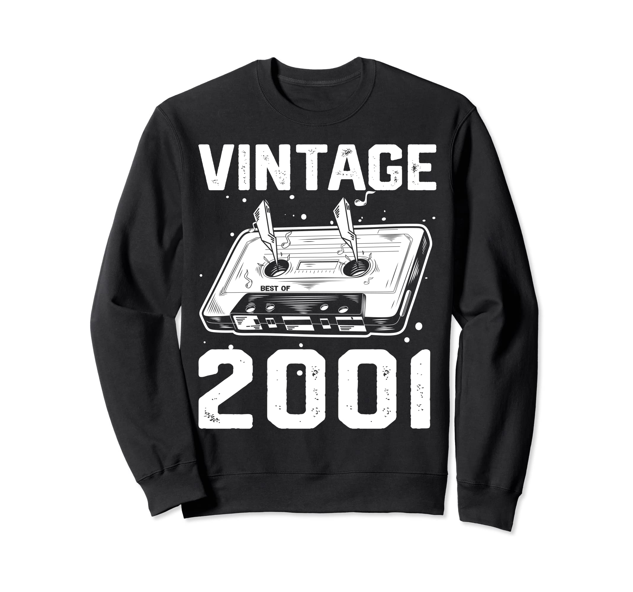 Birthday Best 2001 Bday 2001 Sweatshirt - Fun Novelty Design for Adults - T-Shirt, Sweatshirt, Hoodie