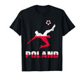 Poland Football Soccer Game Player Fan T-Shirt - Minimalist Print Unisex - T-Shirt, Sweatshirt, Hoodie