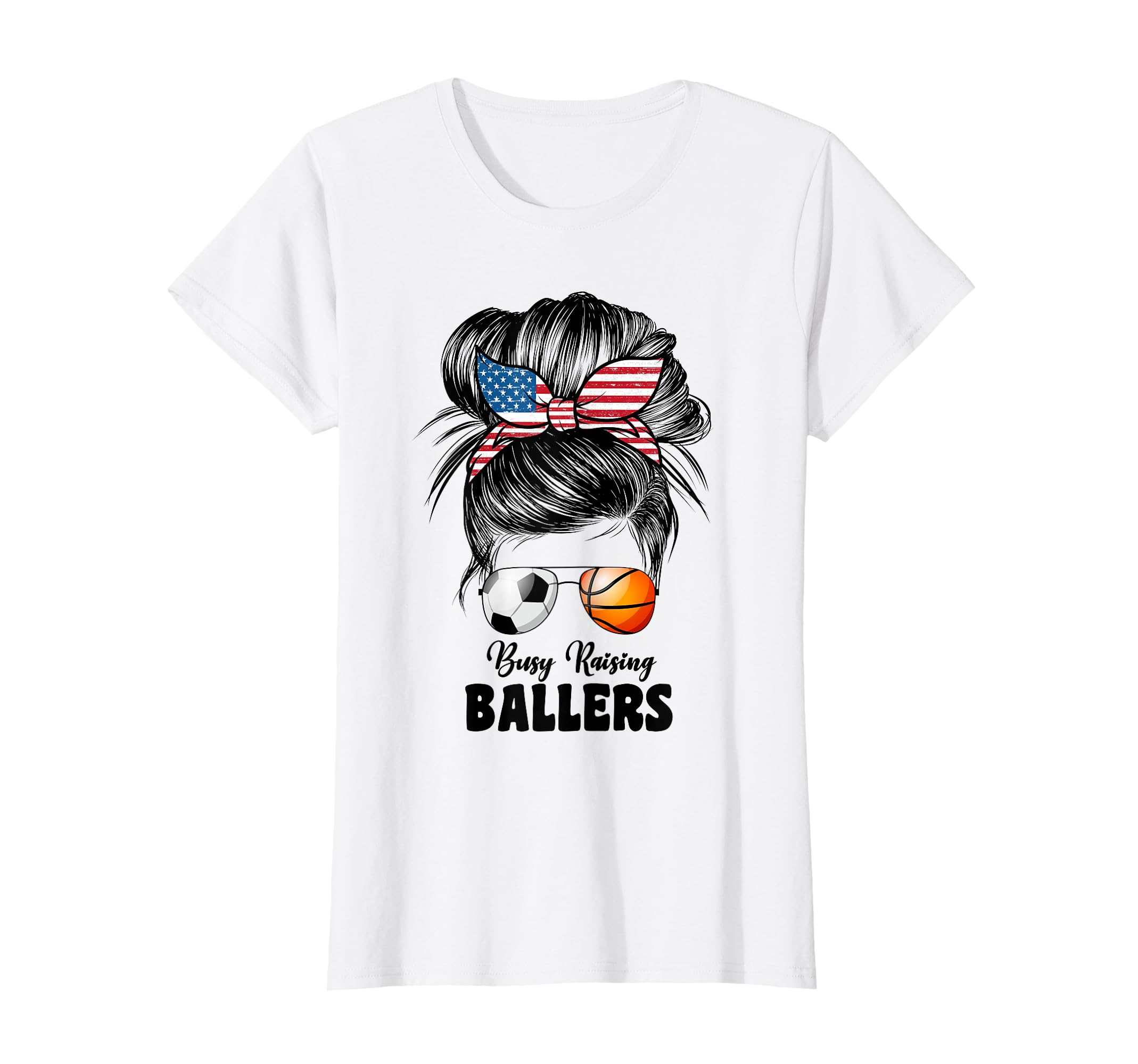 Busy Raising Ballers Soccer And T-Shirt - Novelty Apparel Unisex - T-Shirt, Sweatshirt, Hoodie
