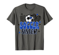 Soccer Sister Leopard Funny Soccer T-Shirt - Streetwear Style Men Women - T-Shirt, Sweatshirt, Hoodie