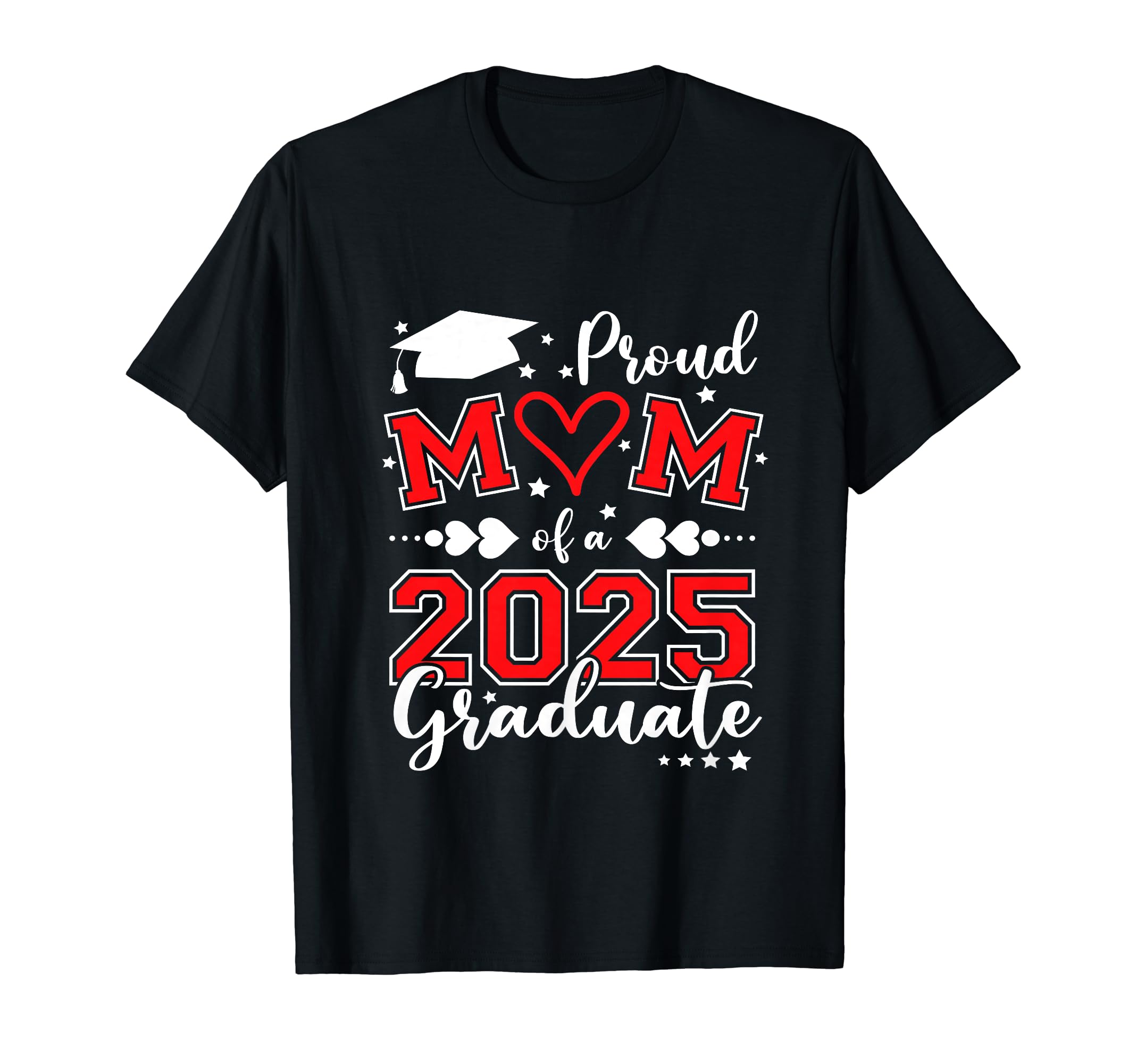 Mom Senior 2025 Proud Mom Class 2025 T-Shirt - Custom Art Print Men Women - T-Shirt, Sweatshirt, Hoodie
