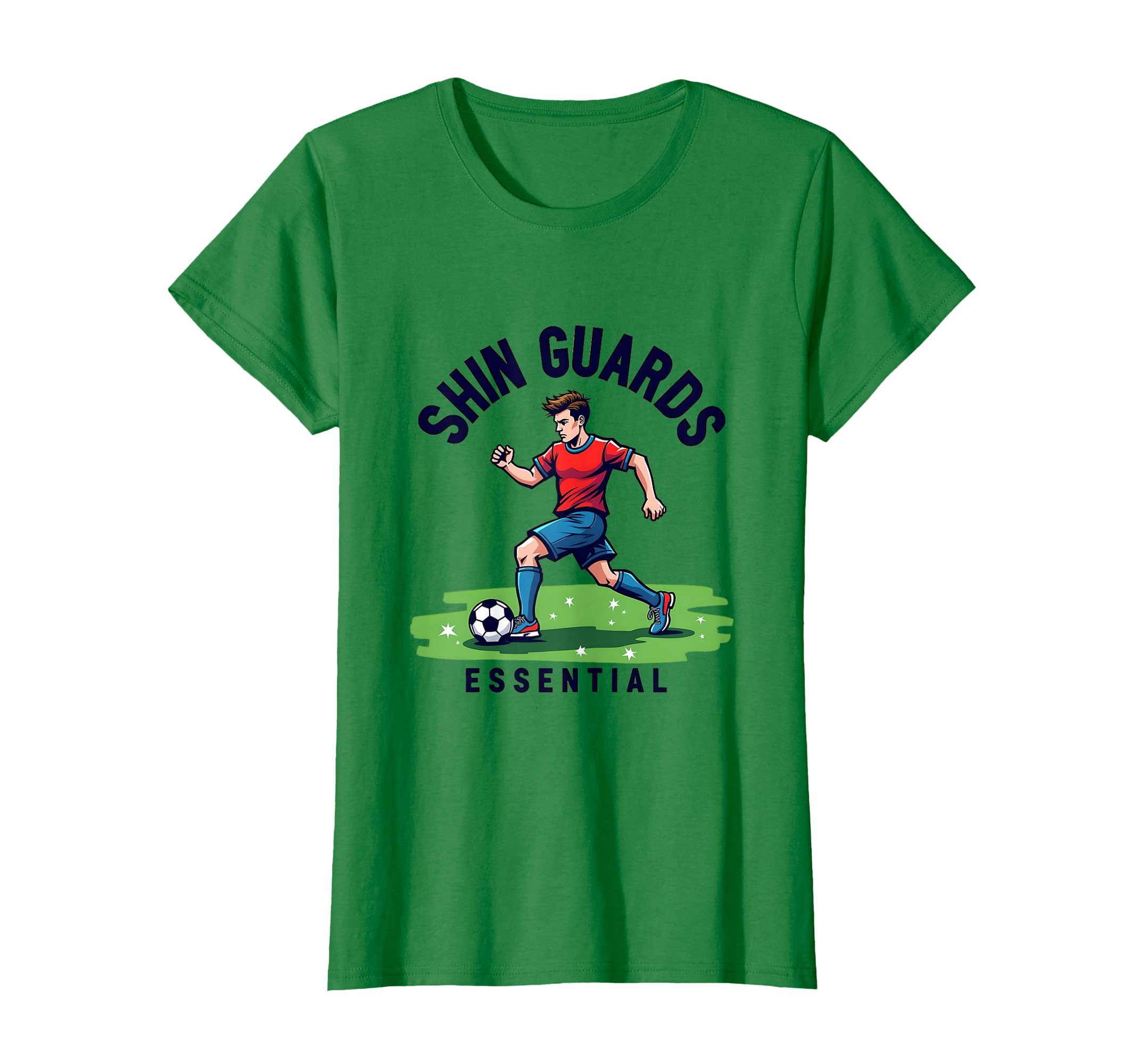 Shin Guards Soccer T-Shirt - Minimalist Print Men Women - T-Shirt, Sweatshirt, Hoodie