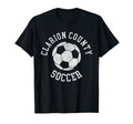 Clarion County Soccer Distressed 90S T-Shirt - Custom Art Print Men Women - T-Shirt, Sweatshirt, Hoodie