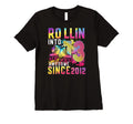 Roller Skater 13Th Birthday Rollin Into 13 T-Shirt - Unique Graphic Unisex - T-Shirt, Sweatshirt, Hoodie