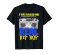 Raised Real Hip Hop Graffiti Boombox T-Shirt - Streetwear Style Men Women - T-Shirt, Sweatshirt, Hoodie