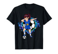Dabbing Soccer Kosovo Fan Jersey Floral T-Shirt - Novelty Apparel Unisex - T-Shirt, Sweatshirt, Hoodie