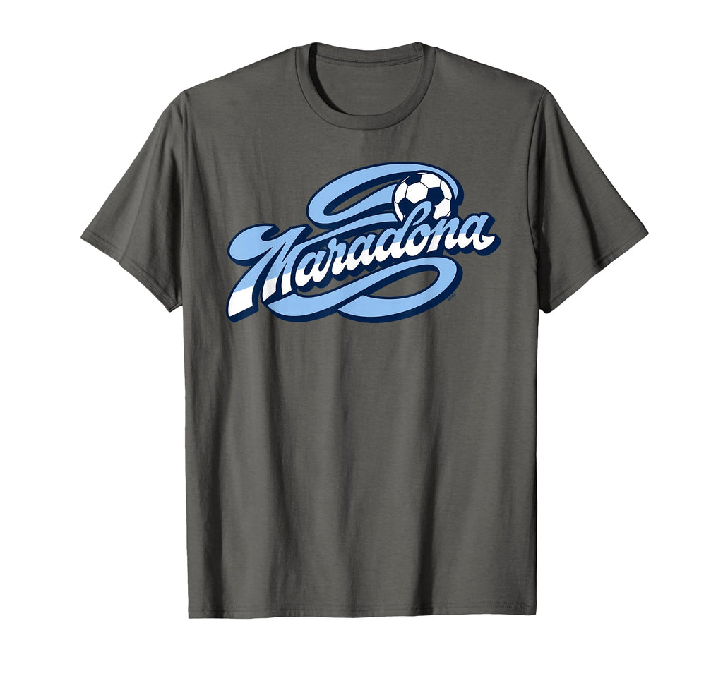 Diego Maradona Script 80S Soccer T-Shirt - Graphic Print Unisex - T-Shirt, Sweatshirt, Hoodie