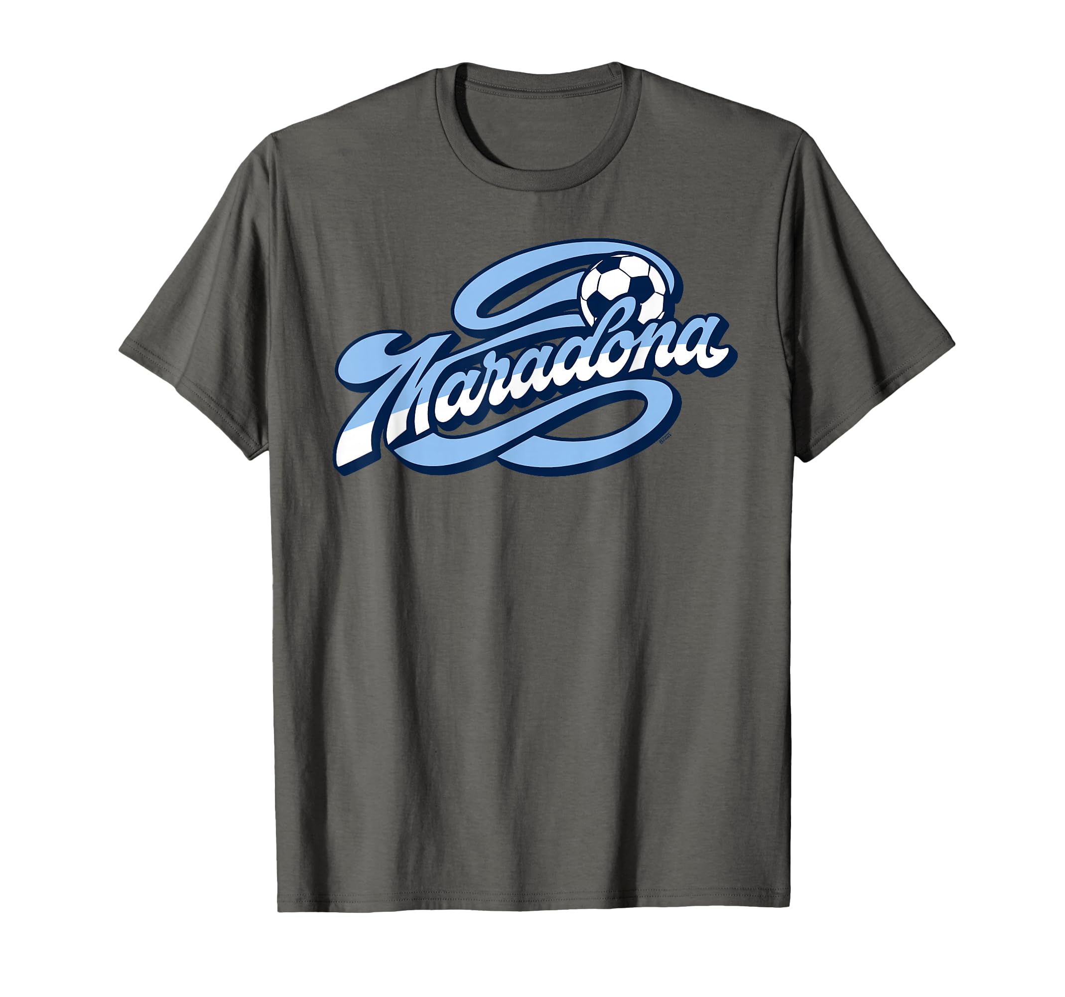 Diego Maradona Script 80S Soccer T-Shirt - Graphic Print Unisex - T-Shirt, Sweatshirt, Hoodie