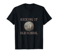 Kicking It Old School Soccer Fan T-Shirt - Fun Novelty Design Unisex - T-Shirt, Sweatshirt, Hoodie