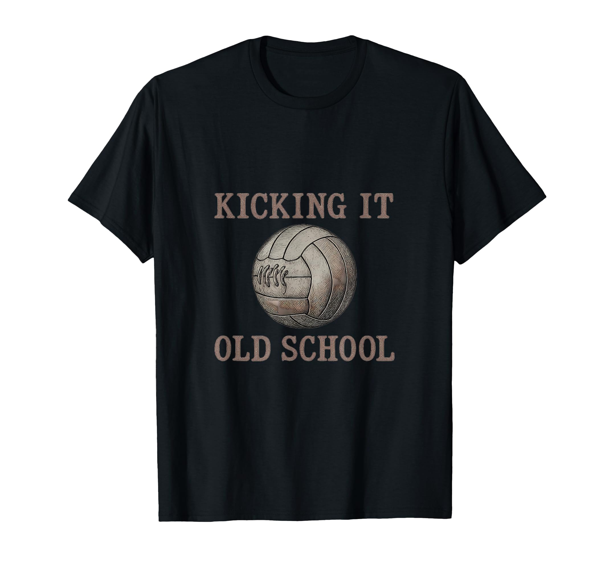 Kicking It Old School Soccer Fan T-Shirt - Fun Novelty Design Unisex - T-Shirt, Sweatshirt, Hoodie