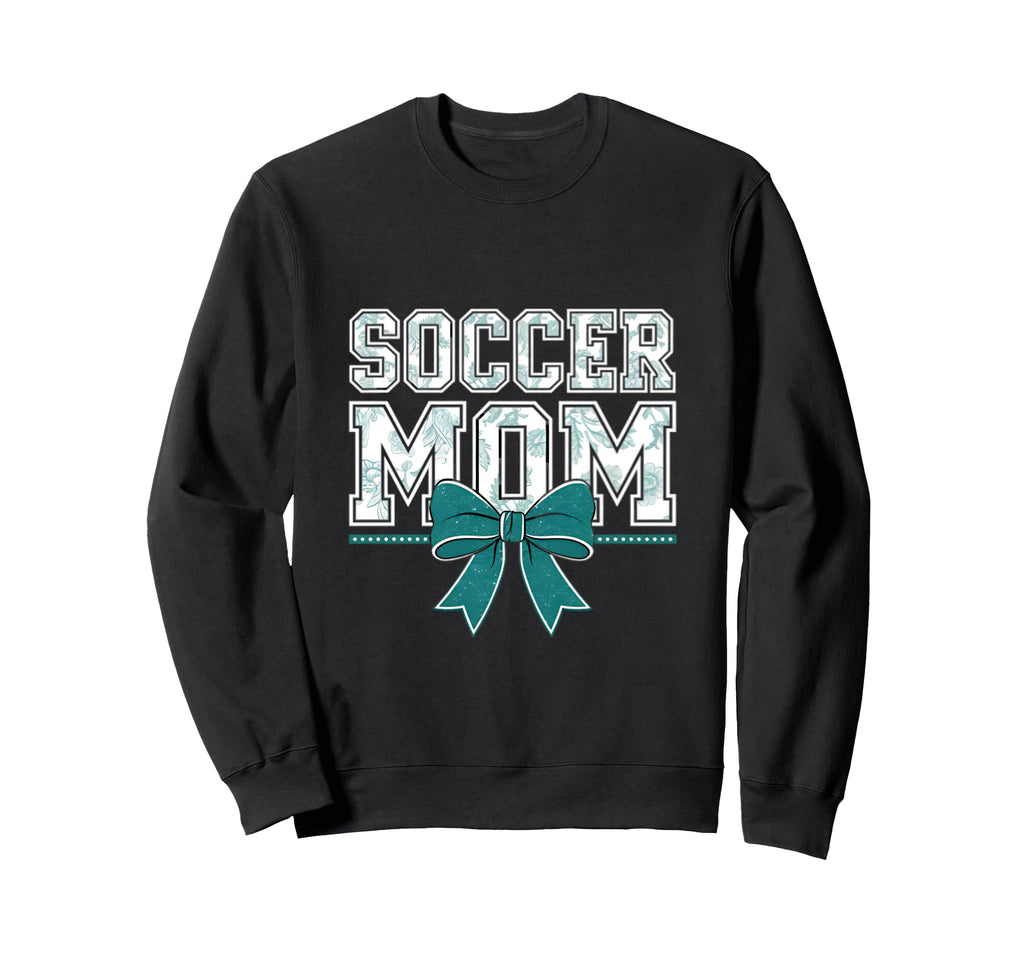 Soccer Mom Coquette Bow Mothers Day Sweatshirt - Custom Art Print Unisex - T-Shirt, Sweatshirt, Hoodie
