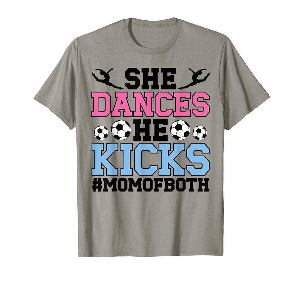 She Dances He Kicks Mom Both Dance T-Shirt - Custom Art Print for Adults - T-Shirt, Sweatshirt, Hoodie