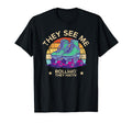 Skating They See Me Rollin They T-Shirt - Minimalist Print for Adults - T-Shirt, Sweatshirt, Hoodie