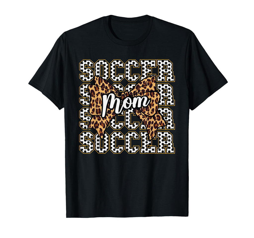Soccer Mom Mama Coquette Bow Sport T-Shirt - Trendy Graphic Unisex - T-Shirt, Sweatshirt, Hoodie