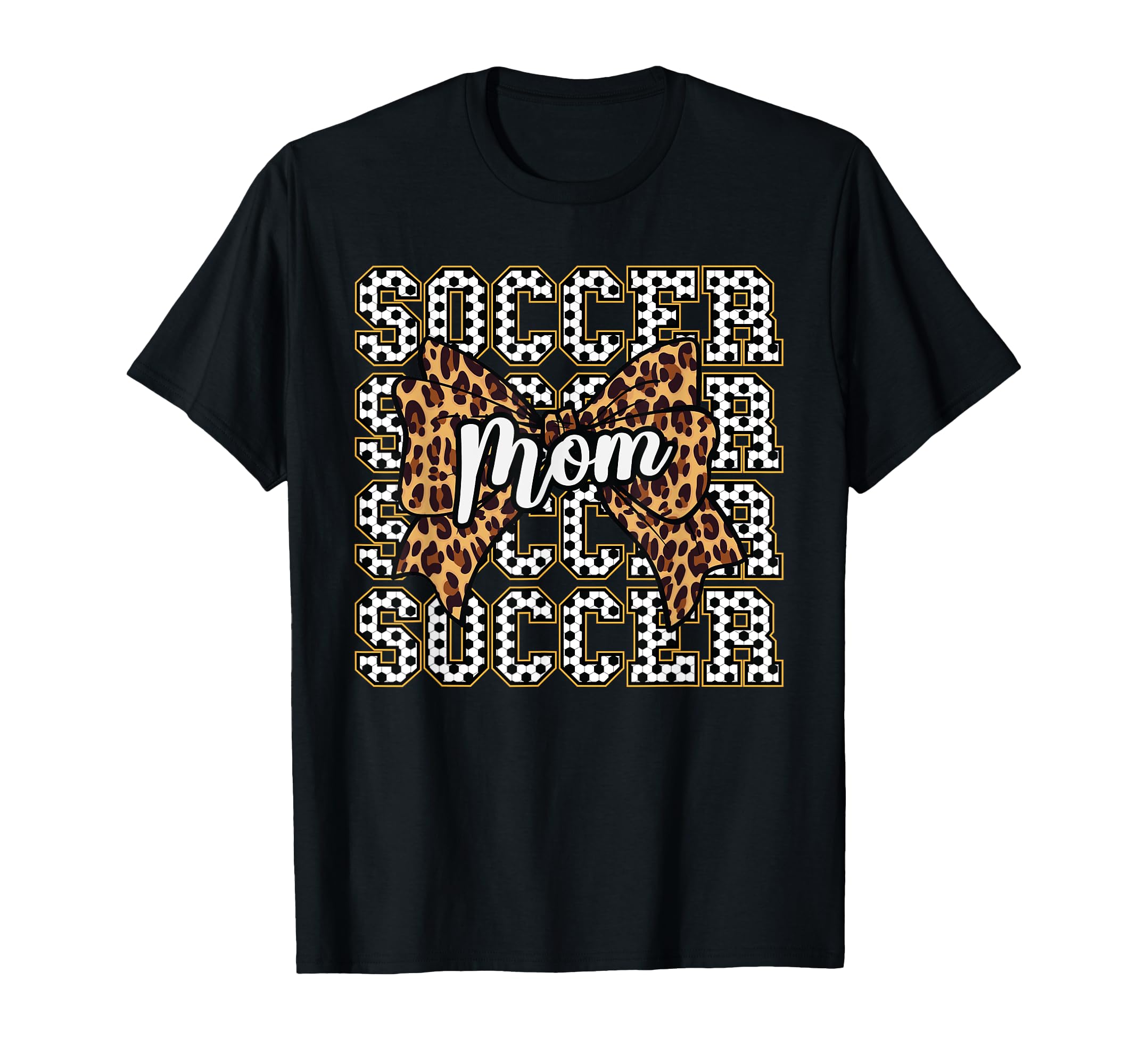 Soccer Mom Mama Coquette Bow Sport T-Shirt - Novelty Apparel for Adults - T-Shirt, Sweatshirt, Hoodie