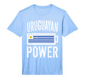 Uruguay Flag Uruguayan Power Battery T-Shirt - Aesthetic Graphic Unisex - T-Shirt, Sweatshirt, Hoodie