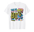 Take Me Back To 80S Roller Skate T-Shirt - Custom Art Print Unisex - T-Shirt, Sweatshirt, Hoodie