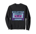 Eighties Cassette Tape Art Sweatshirt - Novelty Apparel for Adults - T-Shirt, Sweatshirt, Hoodie