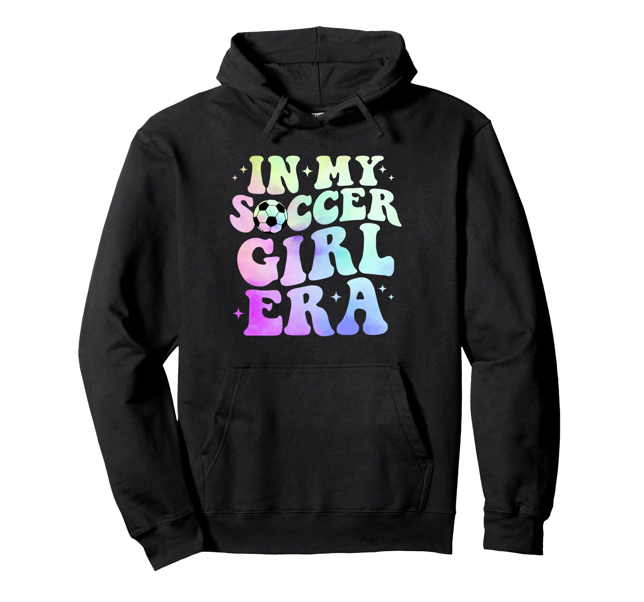 My Soccer Era Sports Tie Dye Groovy Hoodie - Streetwear Style for Adults - T-Shirt, Sweatshirt, Hoodie