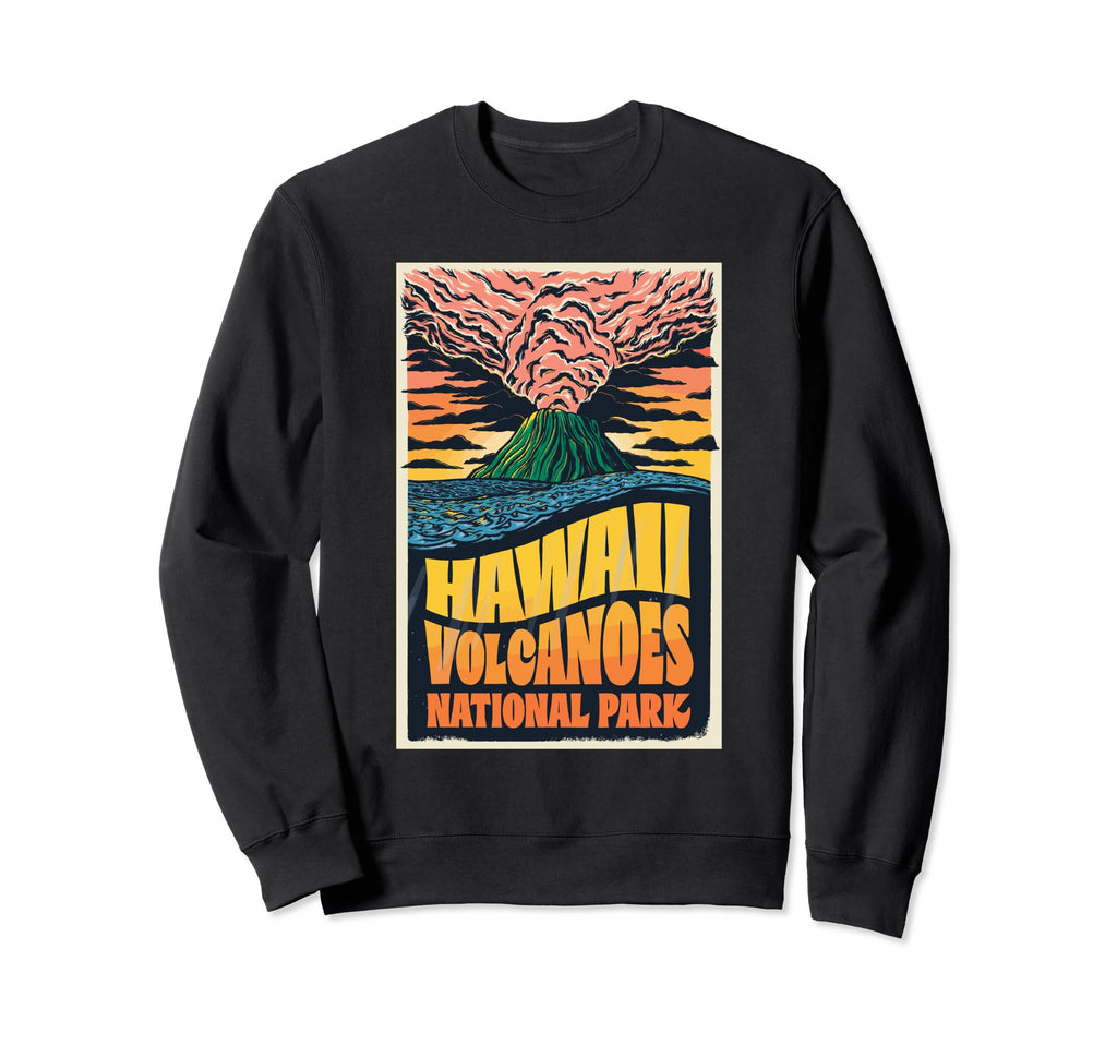 Hawaii Volcanoes National Park Sweatshirt - Minimalist Print for Adults - T-Shirt, Sweatshirt, Hoodie