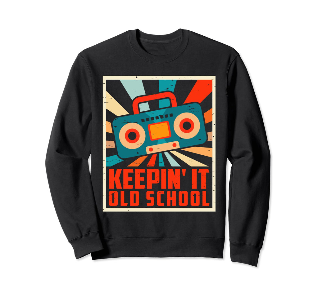 Old School Hip Hop 80S 90S Music Sweatshirt - Graphic Print Unisex - T-Shirt, Sweatshirt, Hoodie