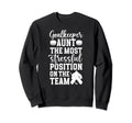 Funny Hockey Goalkeeper Aunt Sweatshirt - Casual Everyday Wear for Adults - T-Shirt, Sweatshirt, Hoodie