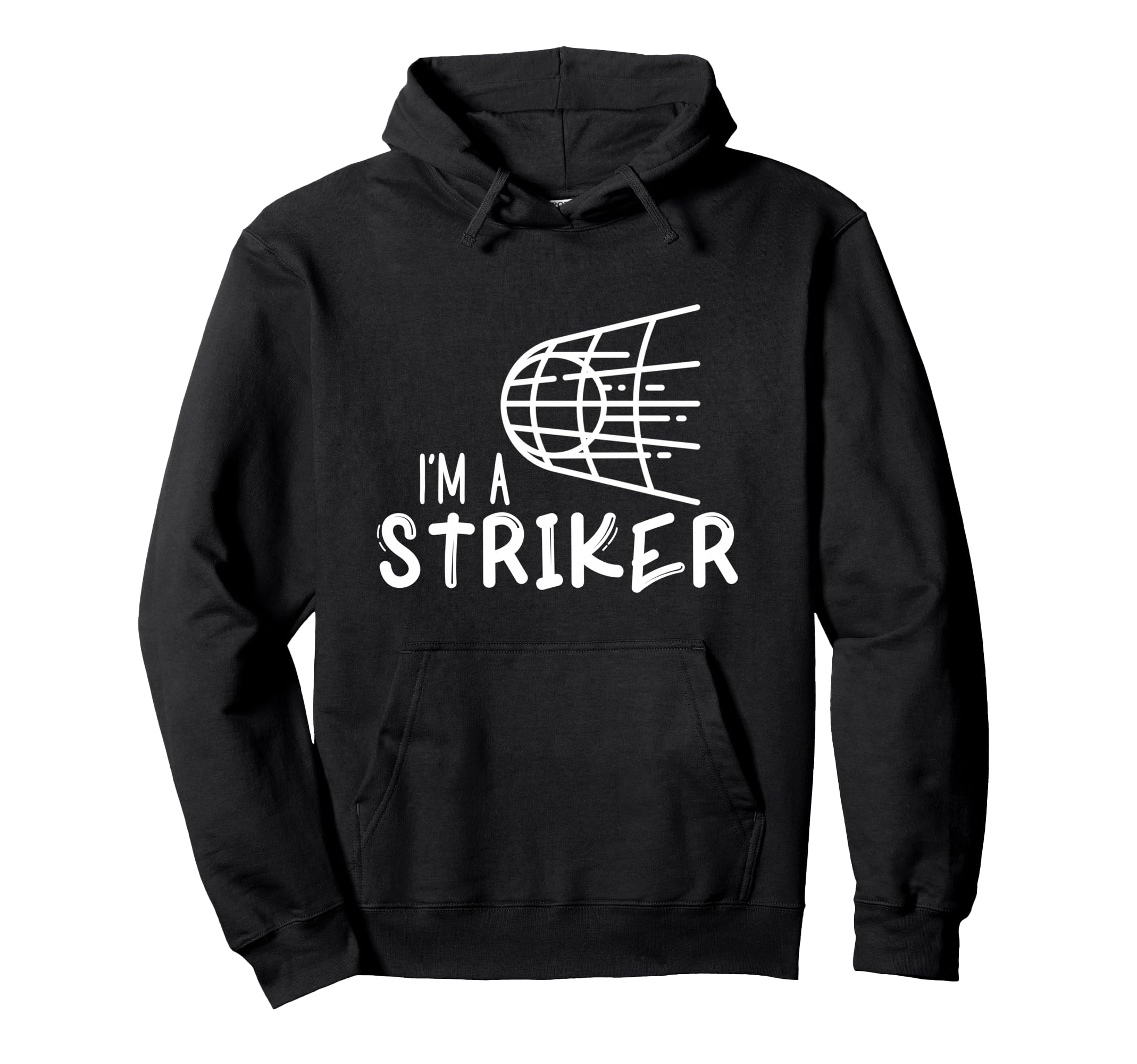 Soccer Striker Hoodie - Novelty Apparel Unisex - T-Shirt, Sweatshirt, Hoodie