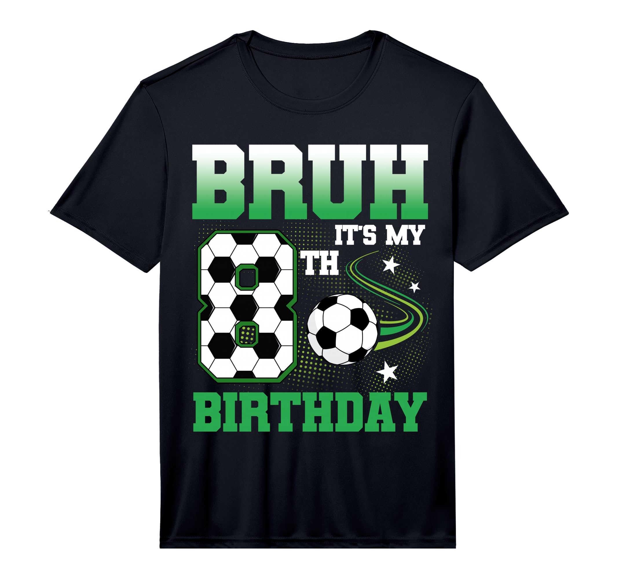 8 Year Old Bruh Its My 8Th Birthday T-Shirt - Graphic Print Men Women - T-Shirt, Sweatshirt, Hoodie