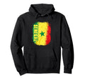 Senegal Flag Football Fan Soccer Hoodie - Aesthetic Graphic for Adults - T-Shirt, Sweatshirt, Hoodie