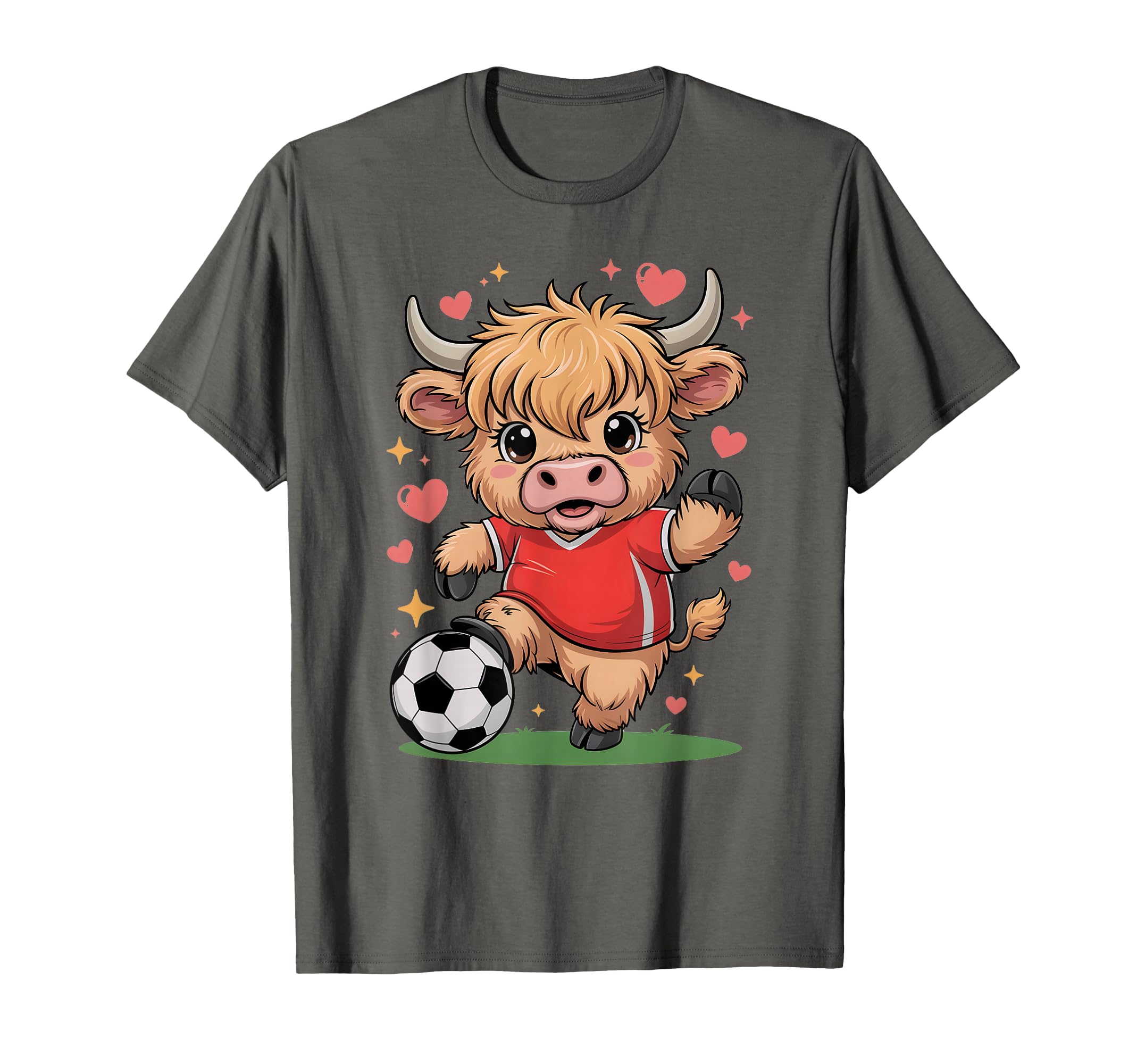 Soccer Heifer Just Who Loves Highland T-Shirt - Streetwear Style Unisex - T-Shirt, Sweatshirt, Hoodie