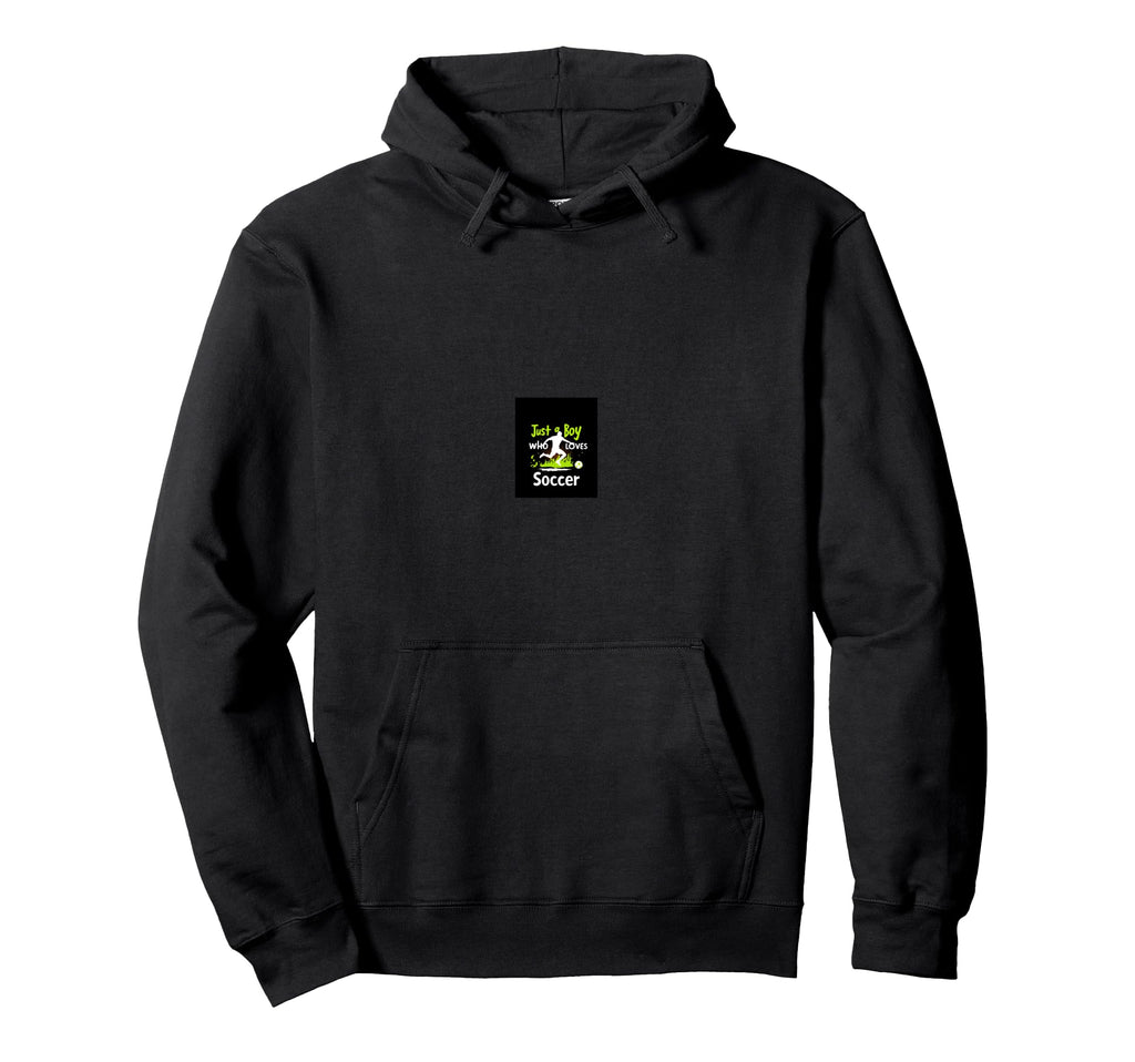 Just Who Loves Soccer Hoodie - Casual Everyday Wear for Adults - T-Shirt, Sweatshirt, Hoodie