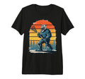 Lacrosse Goalie Bigfoot Lax Goalkeeper T-Shirt - Trendy Graphic for Adults - T-Shirt, Sweatshirt, Hoodie