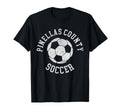 Pinellas County Soccer Distressed 90S T-Shirt - Unique Graphic for Adults - T-Shirt, Sweatshirt, Hoodie