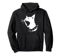 Cat Skull Punk Y2K Creepy Kitty Goth Hoodie - Minimalist Print Men Women - T-Shirt, Sweatshirt, Hoodie