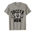 Soccer Mom Groovy Soccer Coquette Bow T-Shirt - Minimalist Print Unisex - T-Shirt, Sweatshirt, Hoodie