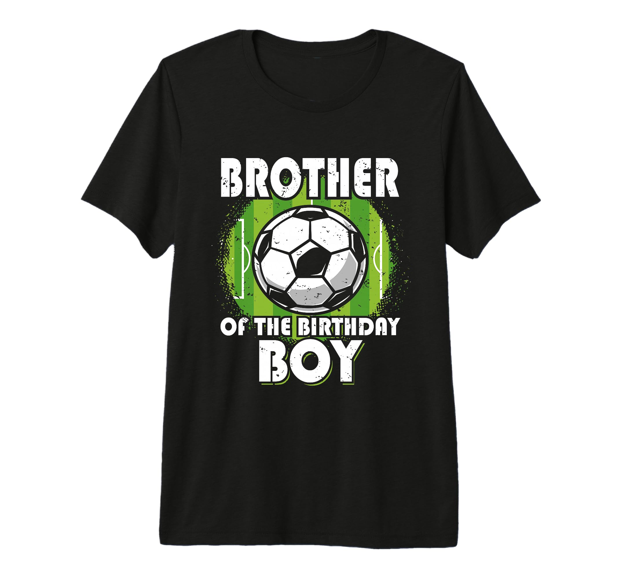 Brother Birthday Soccer Player Tri Blend T-Shirt - Custom Art Print Unisex - T-Shirt, Sweatshirt, Hoodie