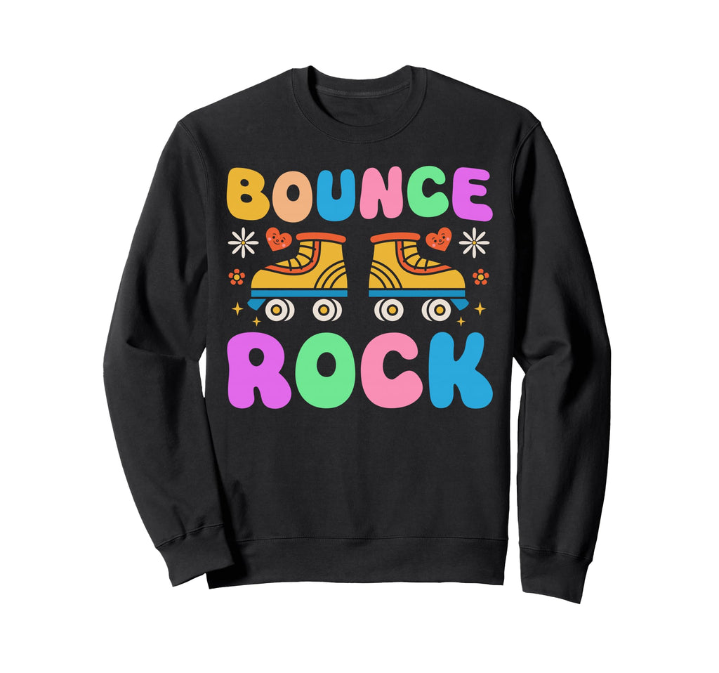 Roller Skating Skate 1970S Bounce Sweatshirt - Minimalist Print Men Women - T-Shirt, Sweatshirt, Hoodie