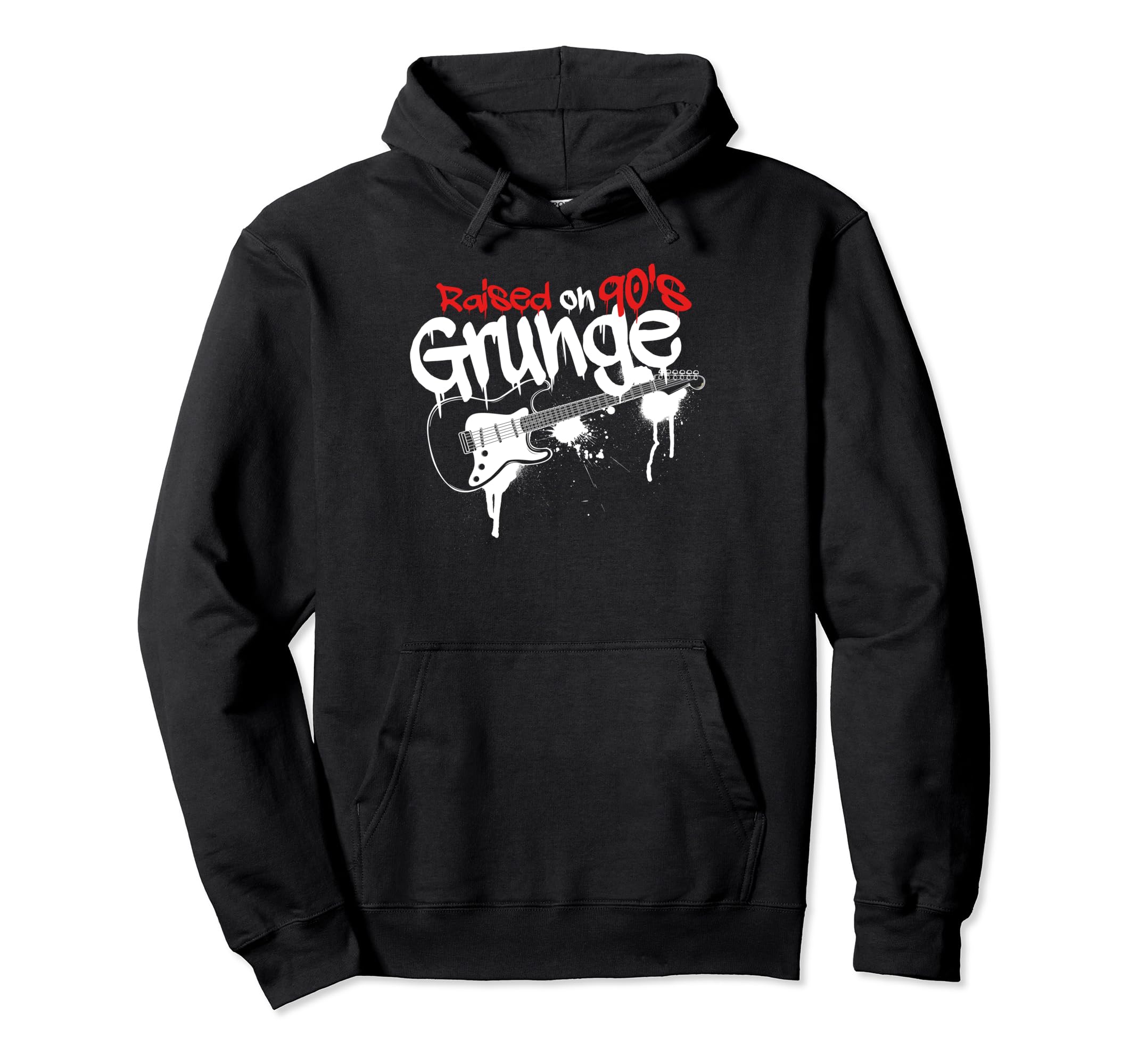 Raised 90S Grunge Rock Music Lover Hoodie - Novelty Apparel Men Women - T-Shirt, Sweatshirt, Hoodie