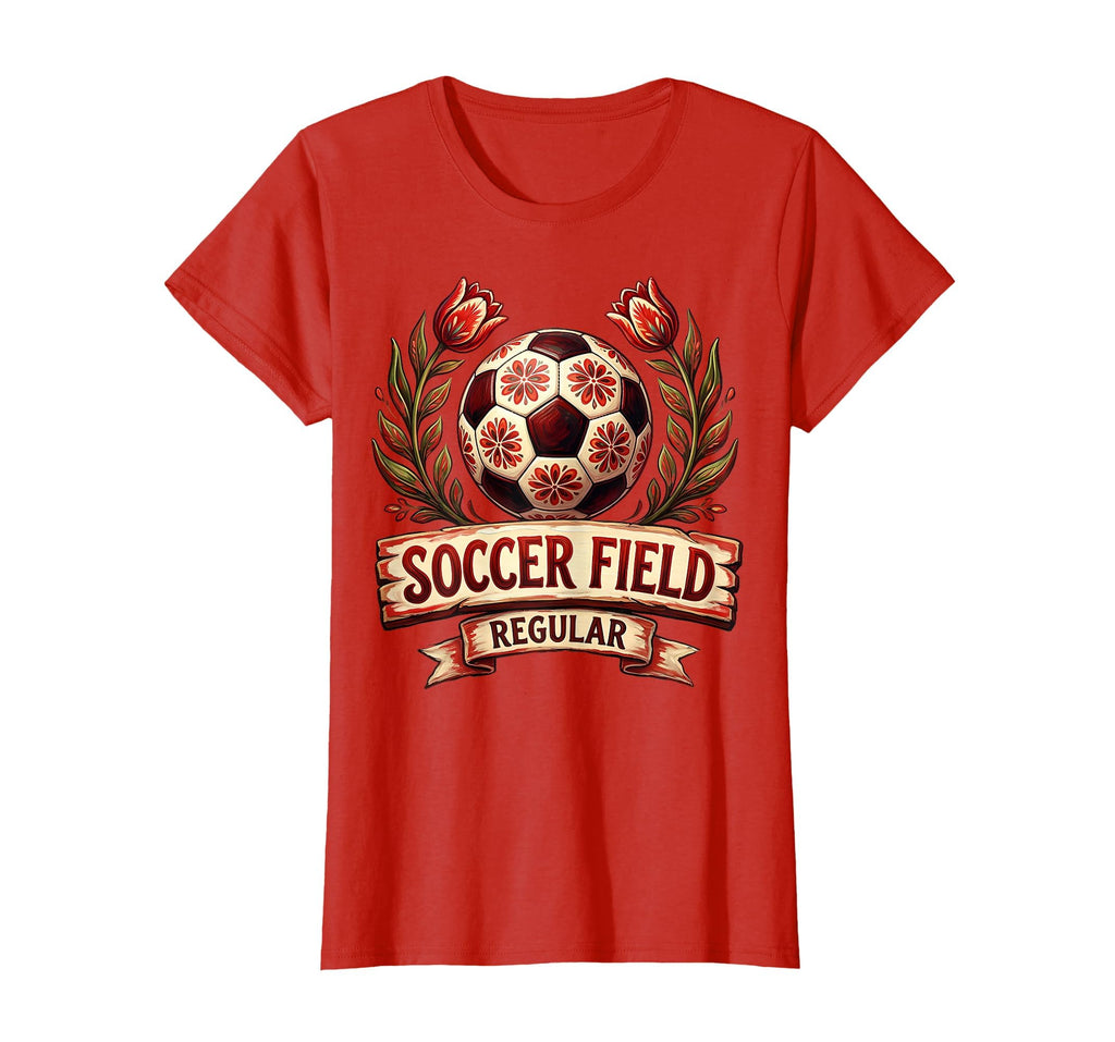 Soccer Mom Soccer Field Regular T-Shirt - Unique Graphic for Adults - T-Shirt, Sweatshirt, Hoodie