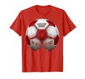 Soccer Runs My Veins Mens T-Shirt - Minimalist Print for Adults - T-Shirt, Sweatshirt, Hoodie