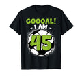 45 Year Old Birthday Soccer Themed 45Thb T-Shirt - Custom Art Print Unisex - T-Shirt, Sweatshirt, Hoodie