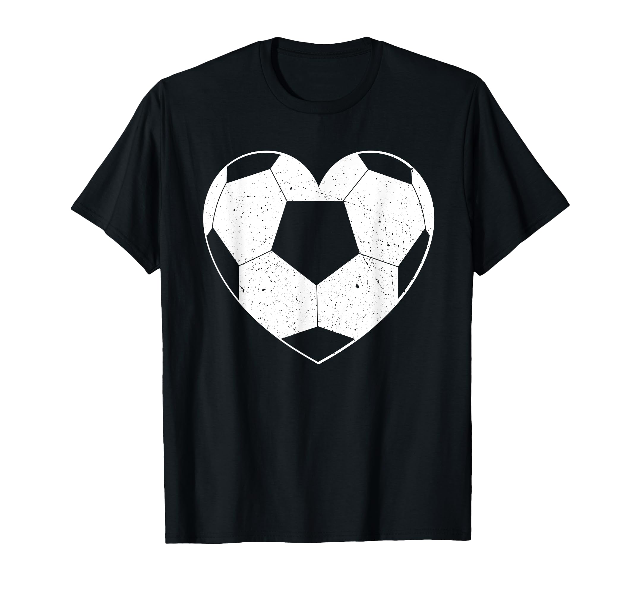 Soccer Ball Heart Soccer Shirts T-Shirt - Trendy Graphic for Adults - T-Shirt, Sweatshirt, Hoodie