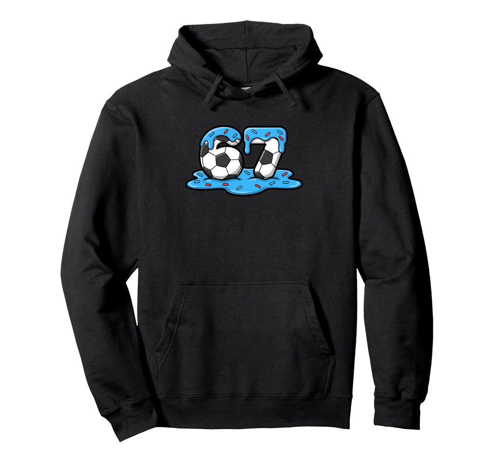 67 Soccer Number 67 Frosting Hoodie - Custom Art Print for Adults - T-Shirt, Sweatshirt, Hoodie