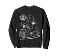 Gordon Setter Motorbike Love Sweatshirt - Aesthetic Graphic Men Women - T-Shirt, Sweatshirt, Hoodie