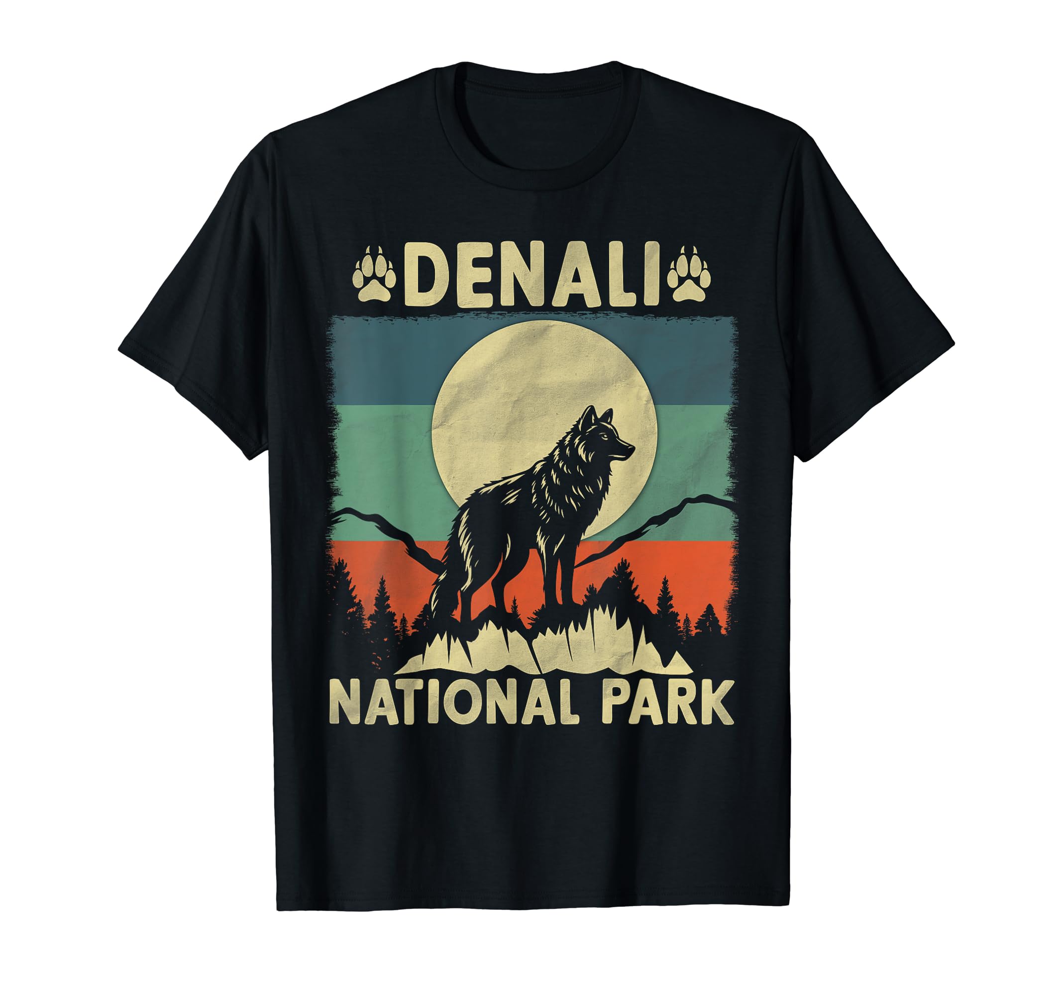 Wolf Denali National Park T-Shirt - Trendy Graphic Unisex - T-Shirt, Sweatshirt, Hoodie