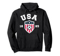 Usa Soccer 1885 American Flag Football Hoodie - Unique Graphic for Adults - T-Shirt, Sweatshirt, Hoodie