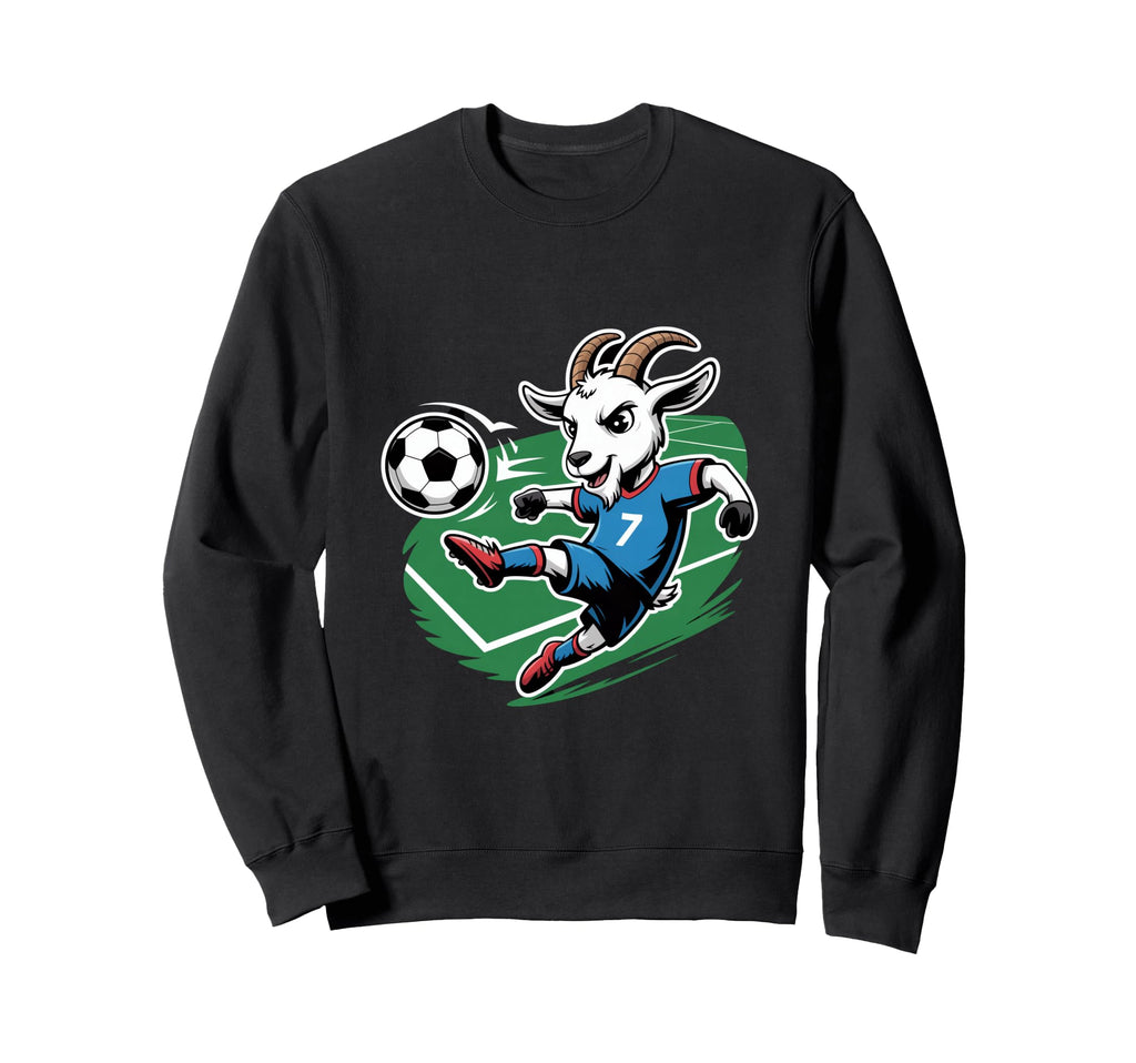 Football Goat Striker Number 7 Sweatshirt - Casual Everyday Wear Unisex - T-Shirt, Sweatshirt, Hoodie