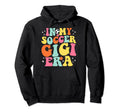 My Soccer Gigi Era Game Day Groovy Hoodie - Trendy Graphic for Adults - T-Shirt, Sweatshirt, Hoodie