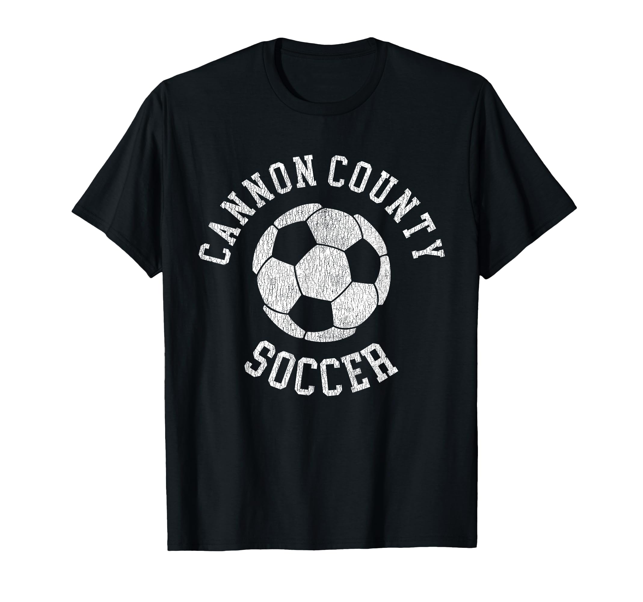 Cannon County Soccer Distressed 90S T-Shirt - Custom Art Print Men Women - T-Shirt, Sweatshirt, Hoodie